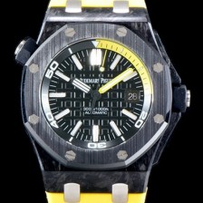 SA급 오데마피게 남성용 신형 다이버 모델!! 로얄오크 오프쇼어15706AU.OO.A002CA.01 포지드카본 블랙 와플 다이얼 오토매틱 무브먼트 AUD0234 xx