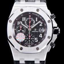 SA급 오데마피게 남성용 VIP 모델!! 로얄오크 오프쇼어 26470ST.OO.A101CR.01 크로노그래프 블랙 와플 다이얼 오토매틱 무브먼트 AUD0200 xx