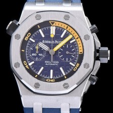 SA급 오데마피게 남성용 로얄오크 오프쇼어 크로노그래프 블루 다이얼 오토매틱 무브먼트 AUD0401 xx