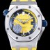 SA급 오데마피게 남성용 옐로 세라믹 다이버!!로얄오크 오프쇼어15710ST.OO.A038CA.01 옐로 와플 다이얼 오토매틱 무브먼트 AUD4450 xx