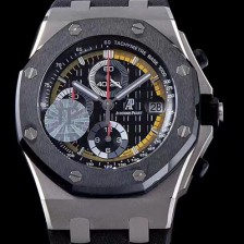 SA급 오데마피게 남성용 로얄오크 오프쇼어 티타늄/세라믹 한정판 블랙다이얼 AUD4203 xx