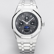 SA급 오데마피게 남성용 로얄오크 26574 퍼페츄얼 캘린더 문페이즈 41mm 다크 그레이 다이얼 신형 5134 오토매틱 무브먼트 AUD4202 xx