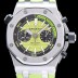 SA급 오데마피게 남성용 로얄오크 오프쇼어 크로노그래프 그린 다이얼 오토매틱 무브먼트 AUD0451 xx