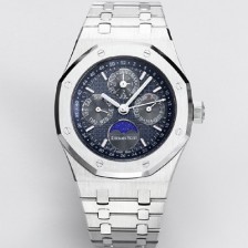 SA급 오데마피게 남성용 로얄오크 26574 퍼페츄얼 캘린더 문페이즈 41mm 다크 블루 다이얼 신형 5134 오토매틱 무브먼 AUD4204 xx