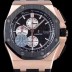 SA급 오데마피게 남성용 NEW MOVT UP!! 로얄오크 오프쇼어 26401RO.OO.A002CA.01 18K 로즈골드 블랙 세라믹 베젤 크로노그래프 블랙 와플 다이얼 오토매틱 무브먼트 AUD40200 xx