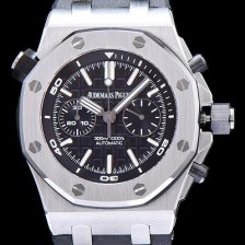 SA급 오데마피게 남성용 로얄오크 오프쇼어 크로노그래프 블랙 다이얼 오토매틱 무브먼트 AUD0450 xx