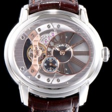 SA급 오데마피게 남성용 밀레어리 최신형 업그레이드 모델 15350ST.OO.D002CR.01 칼리버 4101 실버 스켈레톤 다이얼 오토매틱 무브먼트 AUD0103 xx