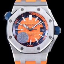 SA급 오데마피게 남성용 오랜지 세라믹 다이버!!로얄오크 오프쇼어15710ST.OO.A038CA.01 오랜지 와플 다이얼 오토매틱 무브먼트 AUD4453 xx