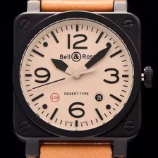 SA급 벨엔로스 남성용 에비에이션 리미티드 데져트 타입 리미티드 에디션 화이트다이얼 BEL4204 xx
