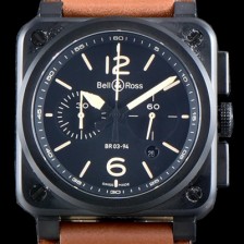 SA급 벨엔로즈 남성용 인스트루먼트 BR0394-BL-CE 크로노그래프 