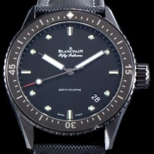 SA급 블랑팡 남성용 VIP타입 최고의 퀄리티 피프티 패덤스 5000-0130-B52 A ZF 바티스카프 리얼 세라믹 베젤 UP!! 칼리버1315 다이버 워치 블랙 다이얼 오토매틱 무브먼트 BLA4232 xx