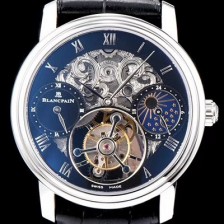 SA급 블랑팡 남성용 VIP타입 리얼 뚜르비용 블랙 다이얼 투어빌론 무브먼트 BLA4210 xx