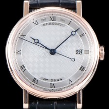 SA급 브레게 남성용 업그레이드형!!클래식 5177BR/12/9V6 데일리 워치 18K 로즈 골드 실버 텍스쳐드 다이얼 오토매틱 무브먼트 BRG0414 xx
