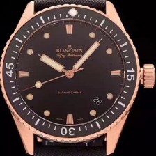 SA급 블랑팡 남성용 5000-36S30-NAB A 피프티패덤즈 다이버 블랙다이얼 BLA42040 xx