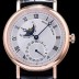 SA급 브레게 남성용 클레식 워치 18k 로즈골드 케이스 문페이즈 화이트 텍스쳐 다이얼 오토매틱 무브먼트 BRG4210 xx