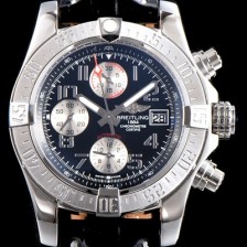 SA급 브라이틀링 남성용 슈퍼 어벤져II A1338111|BC33|152S|A20S.1 크로노그래프 블랙 다이얼 오토매틱 무브먼트 BRE0250 xx