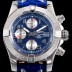 SA급 브라이틀링 남성용 슈퍼 어벤져II A1338111|C870|158S|A20S.1 크로노그래프 블루 다이얼 오토매틱 무브먼트 BRE0201 xx
