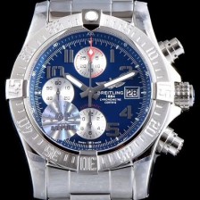 SA급 브라이틀링 남성용 어벤져II A1338111/C870/170A 스카이랜드1884 크로노그래프 블루 다이얼 브레이슬릿 7750B-2오토매틱 무브먼트 BRE0233 xx