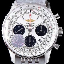 SA급 브라이틀링 남성용 네비타이머 크로노그래프 화이트 다이얼 오토매틱 무브먼트 BRE0214 xx