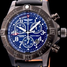 SA급 브라이틀링 남성용 원드라이더 44mm 크로노그라프 쿼츠 블루다이얼 BRE0444 xx