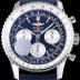 SA급 브라이틀링 남성용 네이비타이머 크로노그래프 블루 다이얼 오토매틱 무브먼트 BRE0240 xx