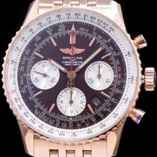 SA급 브라이틀링 남성용 네비타이머 크로노그래프 브라운 다이얼 오토매틱 무브먼트 BRE0410 xx
