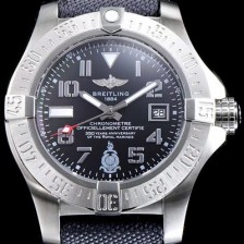 SA급 브라이틀링 남성용 에어로마린 베스트 에디션 슈퍼오션 블랙 다이얼 BRE0202 xx