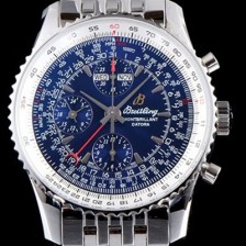 SA급 브라이틀링 남성용 네비타이머 몽블리앙 다토라 46mm 크로노그래프 네이비 다이얼 오토매틱 무브먼트 BRE40213 xx