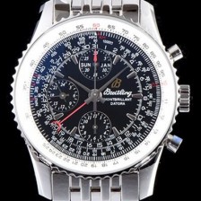 SA급 브라이틀링 남성용 네비타이머 몽블리앙 다토라 46mm 크로노그래프 블랙 다이얼 오토매틱 무브먼트 BRE40211 xx