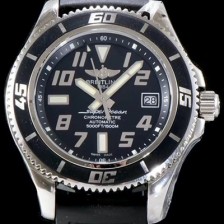 SA급 브라이틀링 남성용 2018년 신상 에어로마린 슈퍼오션 블랙다이얼 BRE0221 xx