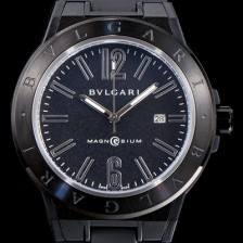 SA급 불가리 남성용 신상품 업데이트!! 디아고노 102307 DG41C14SMCVD 마그네슘 PVD 블랙 다이얼 오토매틱 무브먼트 BVL4250 xx