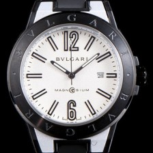 SA급 불가리 남성용 신상품 업데이트!! 디아고노 102427 DG41C6SMCVD 마그네슘 PVD 화이트 다이얼 쿼츠 무브먼트 BVL4254 xx