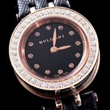 SA급 불가리 여성용 비 제로원 블랙 다이얼 쿼츠 무브먼트 BVL4200 xx