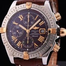 SA급 브라이틀링 남성용 크로노매트 크로노그래프 브라운 다이얼 오토매틱 무브먼트 BRE0243 xx