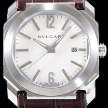 SA급 불가리 남성용 옥토 베스트에디션 화이트 다이얼 오토매틱 무브먼트 BVL4230 xx