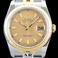 SA급 로렉스 남성용 데이져스트 116233 고급스러운 18K 옐로우골드 투톤콤비 샴페인 컬러 다이얼 오토매틱 무브먼트 ROL0545 xx