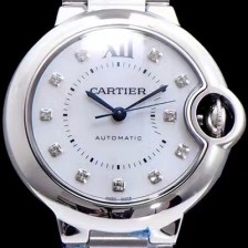 SA급 까르띠에 남성용 발롱블루 드 까르띠에 WE902074 최상급 쥬얼 다이아몬드 인덱스 화이트 다이얼 브레이슬릿 오토매틱 무브먼트 CAR0013 xx