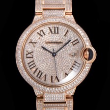 SA급 까르띠에 남성용 럭셔리 풀다이아셋팅!! 발롱블루 드 까르띠에 HPI00582 