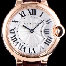 SA급 까르띠에 남성용 신형 UP!! 발롱블루 드 까르띠에 W6900456 18K로즈골드 화이트 실버 썬더스트 다이얼 오토매틱 무브먼트 CAR0030 xx