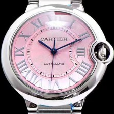 SA급 까르띠에 여성용 신상 발롱블루 W6920100모델 시계 핑크 다이얼 ETA2671-2 오토매틱 무브먼트 CAR0135 xx