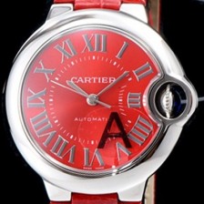 SA급 까르띠에 남성용 신형 UP!! 최상급 레이드 워치 발롱블루 드 까르띠에 W6920071 레드 다이얼 스위스 정품 ETA2671오토매틱 무브먼트 CAR0034 xx