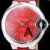 SA급 까르띠에 남성용 신형 UP!! 최상급 레이드 워치 발롱블루 드 까르띠에 W6920071 레드 다이얼 스위스 정품 ETA2671오토매틱 무브먼트 CAR0034 xx