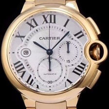 SA급 까르띠에 남성용 발롱블루 드 까르띠에 W6920008화이트 다이얼 크로노그래프 업버전 7750-2 오토매틱 무브먼트 CAR0101 xx