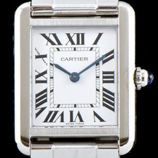 SA급 까르띠에 여성용 탱크 로마 인덱스 화이트 다이얼 쿼츠 무브먼트 CAR0500 xx
