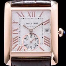 SA급 까르띠에 남성용 탱크 화이트 다이얼 오토매틱 무브먼트 CAR0011 xx