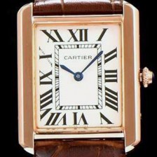 SA급 까르띠에 남성용 탱크 로마 인덱스 화이트 다이얼 커플용 쿼츠 무브먼트 CAR0502 xx