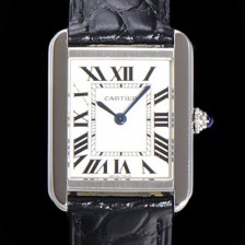 SA급 까르띠에 여성용 신상 탱크 W5200005 악어가죽  31mm 화이트 다이얼 쿼츠므브먼트 CAR0133 xx