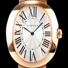 SA급 까르띠에 여성용 베누아 워치 W8000005 라지 모델 18K 로즈골드 화이트 다이얼 스위스 쿼츠 무브먼트 CAR0050 xx