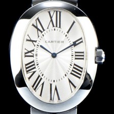 SA급 까르띠에 여성용 베누아 워치 W8000006 라지 모델 화이트 다이얼 스위스 쿼츠 무브먼트 CAR0051 xx