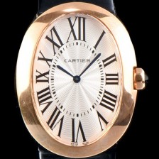 SA급 까르띠에 여성용 베누아 스위스 쿼츠 로즈골드 화이트 다이얼 CAR0300 xx